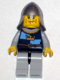 LEGO cas408 Fantasy Era - Crown Knight Quarters, Helmet with Neck Protector, Vertical Cheek Lines