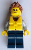 LEGO cty0829 Coast Guard City - Kayak Passenger Harassed by Shark