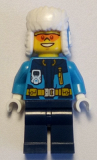 LEGO cty0928 Arctic Explorer - Ushanka Hat, Orange Sunglasses