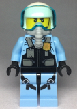 LEGO cty0997 Sky Police - Jet Pilot with Oxygen Mask and Headset