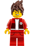 LEGO njo327 Kai - Hair, Red Legs and Jacket, Bandage on Forehead - The LEGO Ninjago Movie (70620)