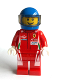LEGO sc066 Ferrari 488 GTE Race Car Driver (75889)